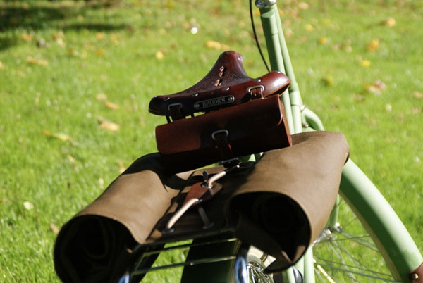 Brooks Bricklane fietstas mosgroen